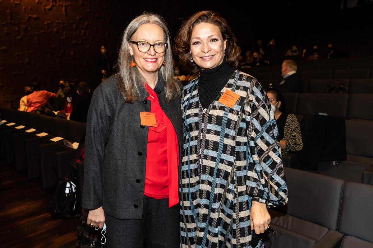 Alice Sharp, Artistic Director of Invisible Dust and Moderator of the Symposium with Loa Haagen Pictet, Chief Curator of Collection Pictet and Chair of IACCCA